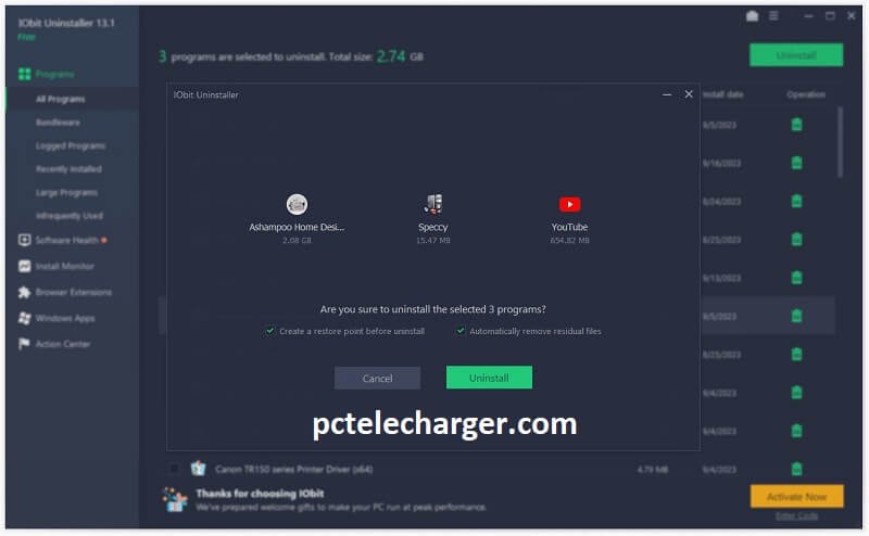 IObit Uninstaller Gratuit