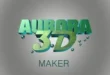 Aurora 3d Text & Logo